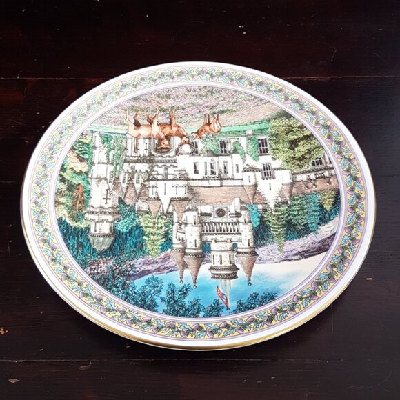 Royal Worcester Balmoral Bone China Collector Display Plate - Royal Palaces - Picture 3 of 7